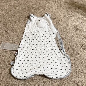 Nested Bean White and Gray Sleep Sack